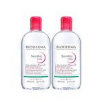 Bioderma Sensibio H2o Hassas Ciltler Için Makyaj Temizleme Suyu 2x500 Ml - Şeffaf
