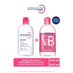 Bioderma Sensibio H2O Micellar Makyaj Temizleme Suyu Limited Edition 2'li Set Hassas ve Tüm Ciltler 500 ml