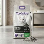 Bioes Twinkle Aktif Karbonlu Bentonit Kedi Kumu 10 Lt - Tozsuz Topaklanan Koku Önleyici