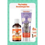 Biofeline Set-1 Malt Paste ve Plus+B Kedi Ödülleri 100 gr Yetişkin Kediler İçin Lezzetli Destek