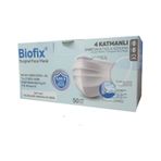 Biofix 4 Katlı Telli Cerrahi Maske 2 X Metlblown 50'Li Paket cok-renkli