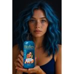 Bioflex Natural Hair Color Geçici-renkli Amonyaksız Deniz Mavisi Renkli Saç Boyası 250 ml.