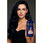 Bioflex Natural Hair Color Geçici-renkli Amonyaksız Gece Mavisi Renkli Saç Boyası 250ml.