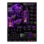 Bioflex Natural Hair Color Geçici-renkli Amonyaksız Mor Renkli Saç Boyası 250ml(KOKUSUZ)