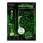 Bioflex Natural Hair Color Geçici-renkli Amonyaksız Yeşil Renkli Saç Boyası 250ml.