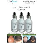 BioFlow Hair Saç Çıkarıcı Ve Gürleştirici Losyon / Saç Bakım Losyonu / Kelliğe Doğal Çözüm 3 Adet