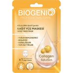 Biogeniq Collagen Solution Tek Kullanımlık Kağıt Yüz Maskesi