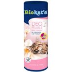 Biokats Deo Pearls Bebek Pudralı Koku Giderici Kedi Kumu Parfümü 700 Gr