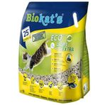 Biokat’s Eco Light Extra 5 lt Aktif Karbonlu Pelet Kokulu Bentonit İnce Taneli Kedi Kumu