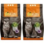 BioKitty 10 lt Lavanta Kokulu İnce Taneli Tozsuz Doğal Bentonit Kedi Kumu
