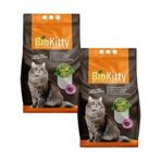 BioKitty 2x10 lt Bebek Pudra Kokulu İnce Taneli Doğal Bentonit Kedi Kumu