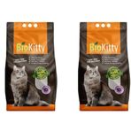 BioKitty 2x10 lt Lavanta Kokulu İnce Taneli Tozsuz Doğal Bentonit Kedi Kumu