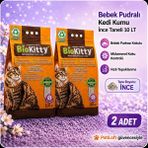 Biokitty Kedi Kumu 2*10 Lt Bebek Pudralı Kokulu