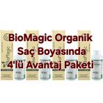 Biomagic 10.00 Açık Sarı Organik Amonyaksız Saç Boyası 4Boya +4Oksidan