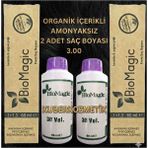 Biomagic 3.00 Koyu Kahve Organik Içerikli Amonyaksız Kalıcı Saç Boyası 2boya +2oksidan