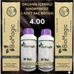 Biomagic 4.00 Kahve Organik Içerikli Amonyaksız Kalıcı Saç Boyası 2boya +2oksidan