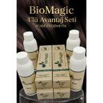 Biomagic 4.00 Orta Kahve Organik Içerikli Amonyaksız Kalıcı Kokusuz Saç Boyası 4boya 4oksidan