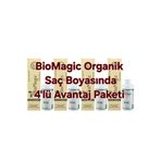 BioMagic 5.00 Açık Kahve Amonyaksız Organik Saç Boyası (4 Boya 4 Oksidan)
