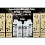 Biomagic 5.00 Açık Kahve Organik Içerikli Amonyaksız Kalıcı Kokusuz Saç Boyası 4boya 4oksidan