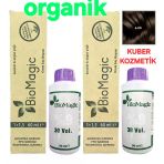 Biomagic 6.00 Koyu Kumral Organik Amonyaksız Saç Boyası 2Boya+2Oksidan