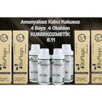 Biomagic 6.11 Yoğun Küllü Koyu Kumral Organik Içerikli Amonyaksız Kalıcı Kokusuz Saç Boyası 4boya 4oksidan