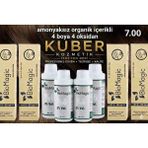 Biomagic 7.00 Kumral Organik Içerikli Amonyaksız Kalıcı Saç Boyası 4boya +4oksidan