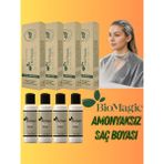 Biomagic 7.03 Karamel Amonyaksız Kalıcı Saç Boyası 4 Boya+4 Oksidan