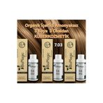 Biomagic 7.03 Karamel Organik Içerikli Amonyaksız Kalıcı Saç Boyası 3boya +3oksidan