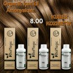 Biomagic 8.00 Açık Kumral Organik İçerikli Amonyaksız Kalıcı Kokusuz Saç Boyası 3 Boya 3 Oksidan