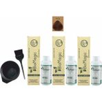 Biomagic Amonyaksız Organik Keratin + Argan Yağlı 6.03 Kahve Köpüğü 3x60 ml Saç Boyası + 90 ml Oksidan + Boyama Seti