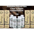 BioMagic Biomagi 7.00 Orta Kumral Organik Içerikli Amonyaksız Kalıcı Kokusuz Saç Boyası 4boya 4oksidan