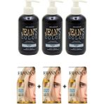 BioMagic Jean's Color Mor 250ML Amonyaksız Saç Boyası 3 Adet+ 3 Adet Açıcı Bıanna