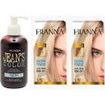 BioMagic Jeans Color Saç Boyası Koyu Kızıl 250 ml + Bianna Açıcı 2 Paket