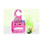 Biomak Mini Plastik Pratik 2 Katlı Banyo Rafı