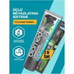 Biomed Charcoal Aktif Kömür Yumuşak Mineral Temizliği Beyazlatıcı 2x100 ml Diş Macunu