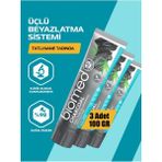 Biomed Charcoal Aktif Kömür Yumuşak Mineral Temizliği Beyazlatıcı 3x100 ml Diş Macunu