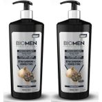 Biomen Professional Siyah Sarımsak Gümüş İyonu Dökülme Karşıtı 2x1000 ml Şampuan