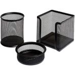 Bion 9302 Trio Siyah Masa Kalemlik Seti