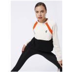 Biondina ARIZ X Boyner Bisiklet Yaka Basic Düz Bej Kadın Sweatshirt