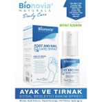 Bionovia Ayak ve Tırnak Bakım Spreyi Kötü Kokuyu, Ayak Mantarını, Kaşıntıyı Topuk Çatlaklarını 60ML