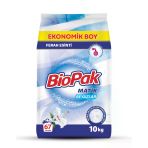 BioPak MATİK TOZ DETERJAN 10KG BEYAZLAR