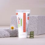 Biopedia Çocuk Diş Macunu 50 ml Aloe Vera Papatya ve Kil İçerikli Organik Doğal Formül Hassas Diş Etleri - Renkli