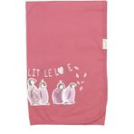 Biorganic 85x90 cm Açık Pembe Little Love Penye Bebek Battaniyesi