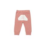 Biorganic Bibaby Waffle Deer And Bird Bebek Pantolonu 57895 Ekru-Gül Kurusu 24-36 Ay