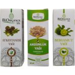 Biorganix Life At Kestanesi +Akgünlük +Bergamot Yağı 3ADET - miktar