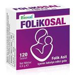 Biosal Folikosal 400 mcg Folik Asit Vitamin B9 120 Tablet
