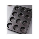 Biotech 12 Fincan Teflon Muffin Cupcake Fırın Tepsisi Yapışmaz Çörek Kek