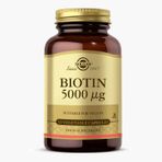 Biotin 5000 mcg – 50 Kapsül | Yüksek Doz Vegan Biotin Takviyesi