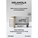 Biotin 5000 Mcg Zenginleştirilmiş Saç Ve Tırnak Vitamini - Demir Ve Çinko Katkılı 60 Tablet