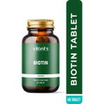 Biotin (B7 Vitamin ) 60 Tablet - 5000 Mcg